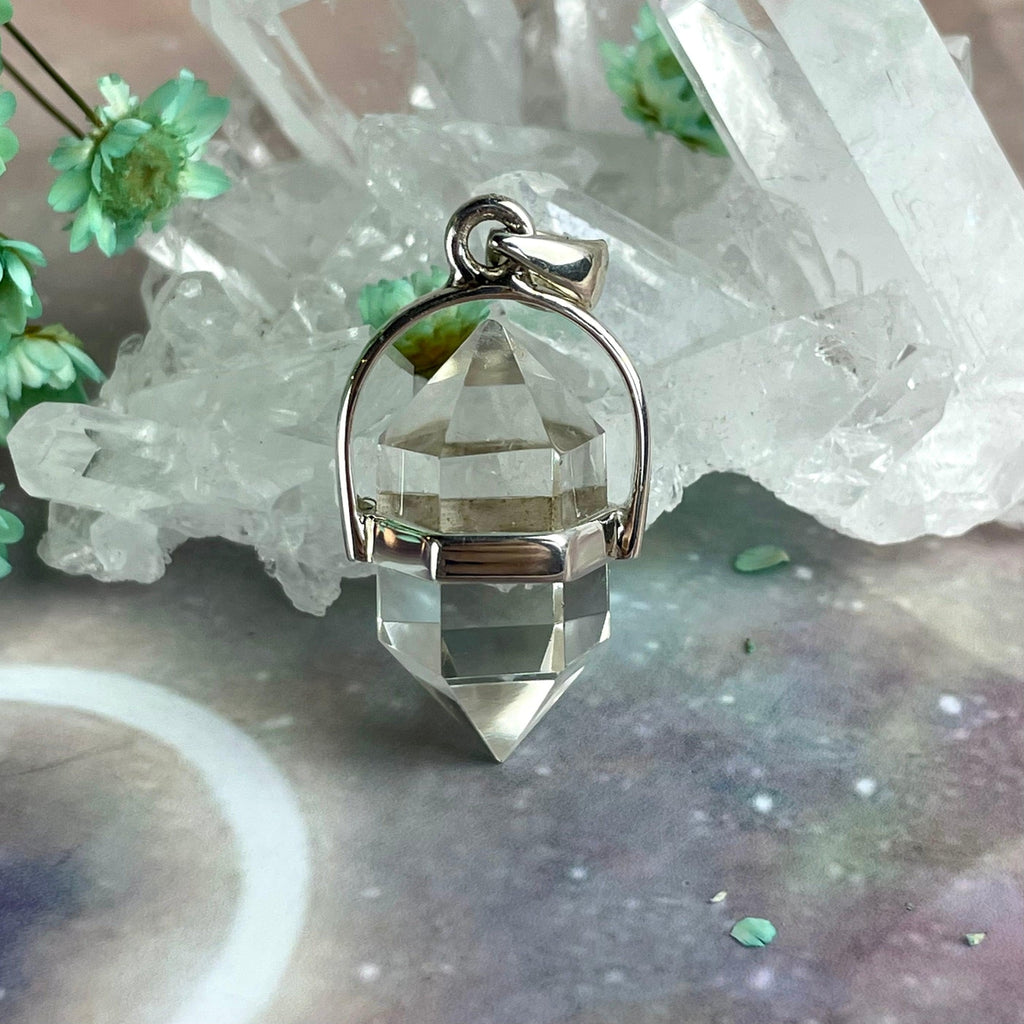 Clear Quartz In Silver 