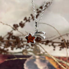 Shooting Star Amber Pendant