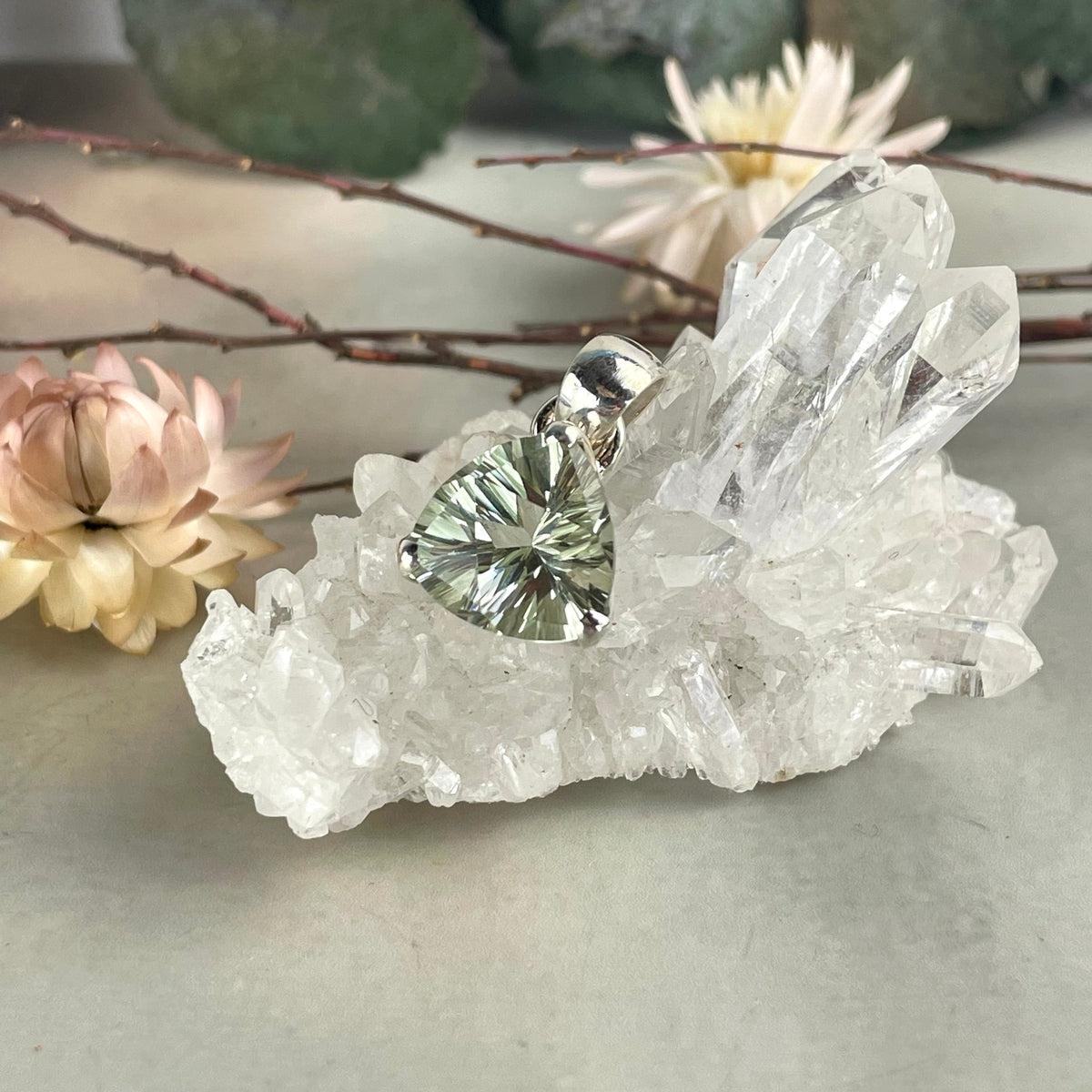 Classic Green Amethyst Pendant