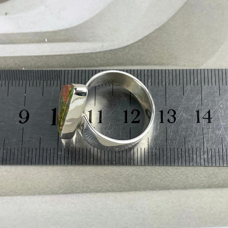 Medium Size Unakite Ring