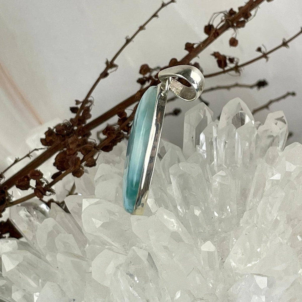 Larimar Sterling Silver Pendant