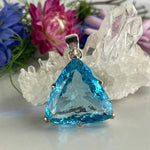 Swiss Blue Topaz Pendant