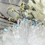 Authentic Larimar Silver Ring