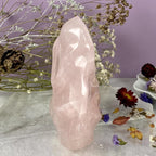 Rose Quartz Crystal Flames 12cm - 19cm