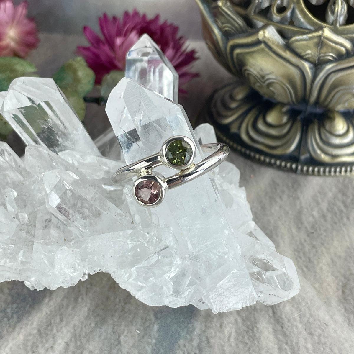 Sterling Silver Crystal Ring