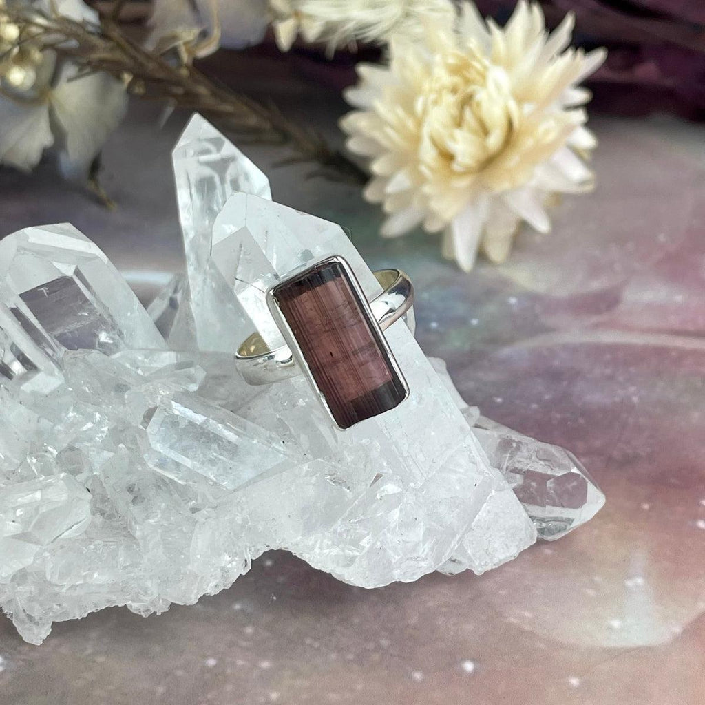 Pink Tourmaline High Grade Ring