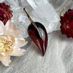 Cherry Amber Rose Gold Pendant