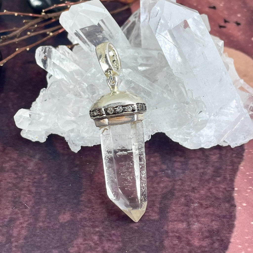 Sterling Silver Topaz Pendant