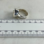 Triangle Clear Quartz Ring