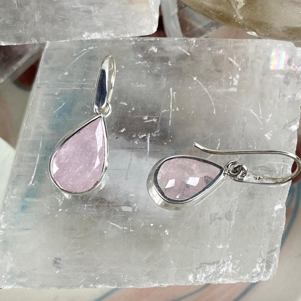 Pink Gemstone Earrings