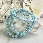Blue Crystal Bead Bracelet