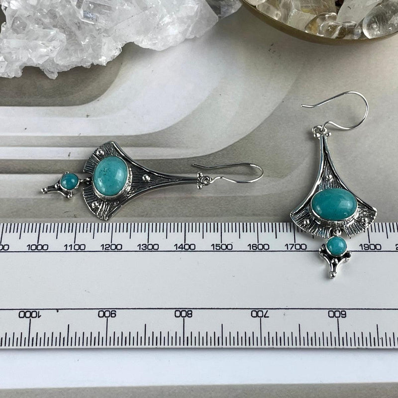 Amazonite Set In Sterling Silver