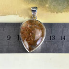 Landscape Quartz Teardrop Pendant
