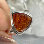 Amber In Sterling Silver