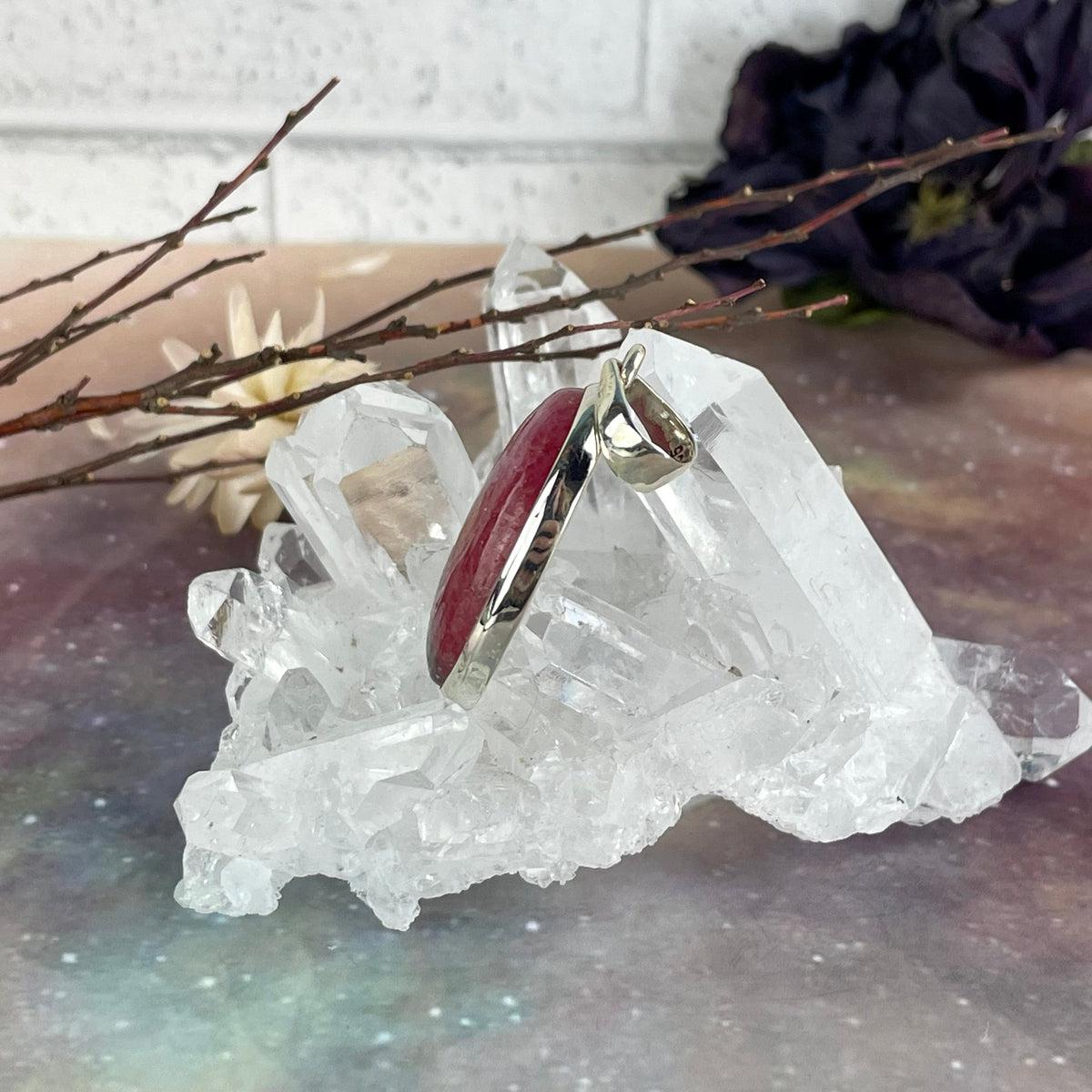 Hot Pink Coloured Crystal