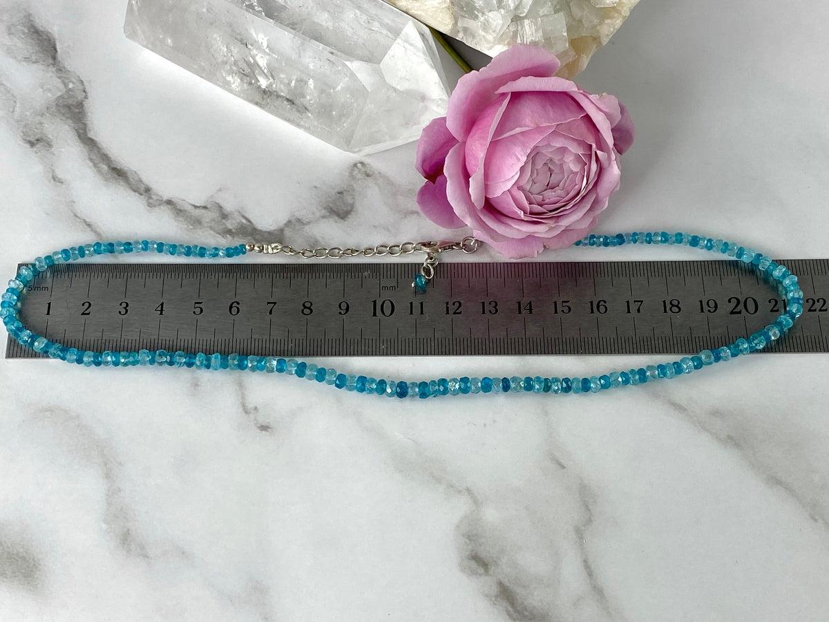 Blue Stone Beaded Necklace