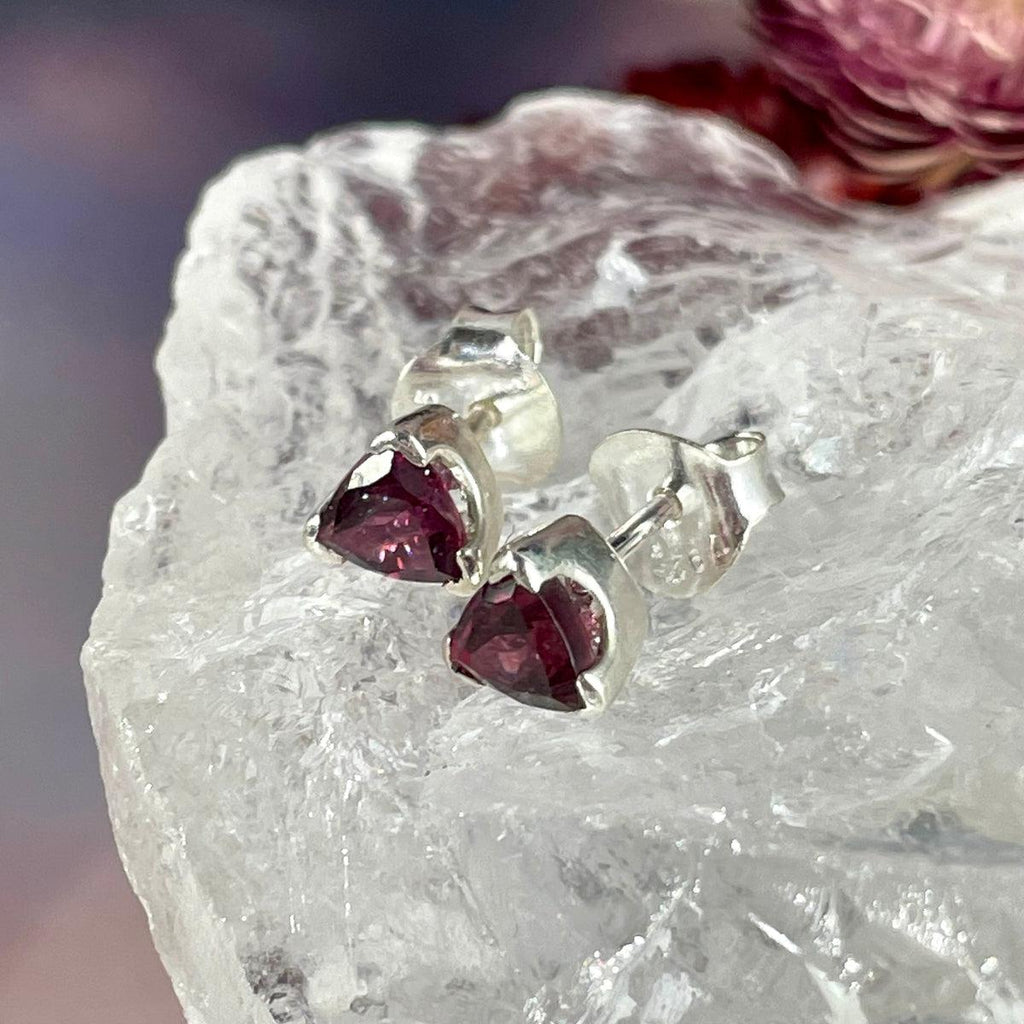 Trillion Cut Crystal Earrings