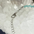 Amazonite Faceted 2-3mm Bead Necklace