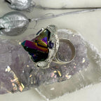 Large Rainbow Crystal Ring