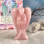 Rose Quartz High Grade Crystal Angel