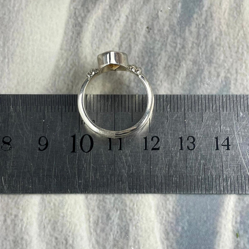 Citrine Crystal Ring