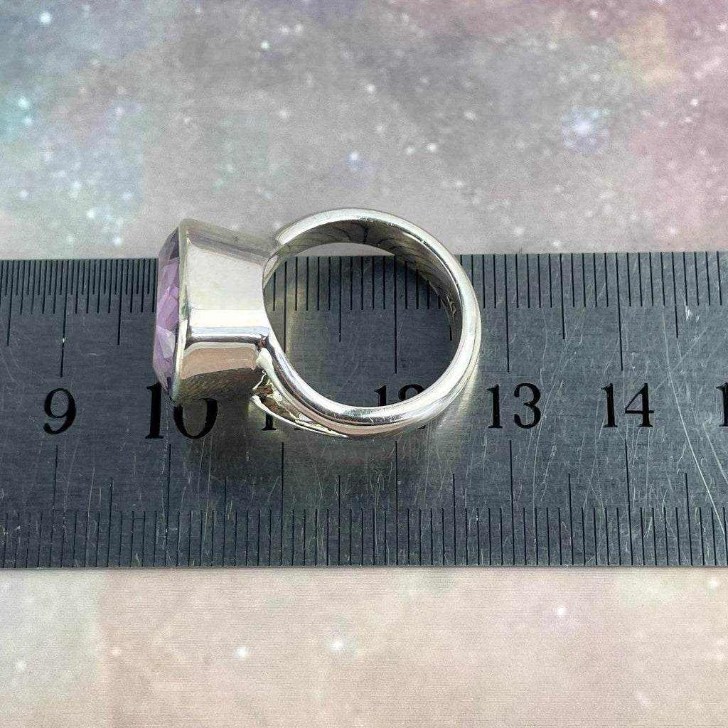 Average Size Finger Amethyst Ring