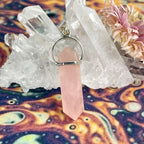 Rose Quartz Sterling Silver Pendant