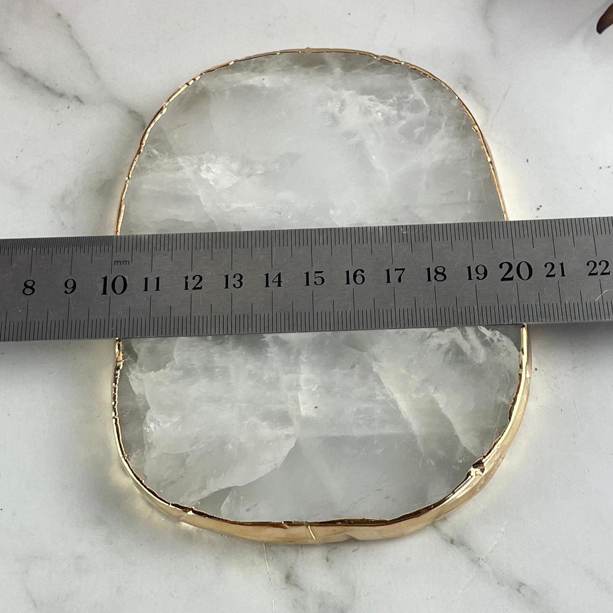 Clear Quartz Palo Santo Holder