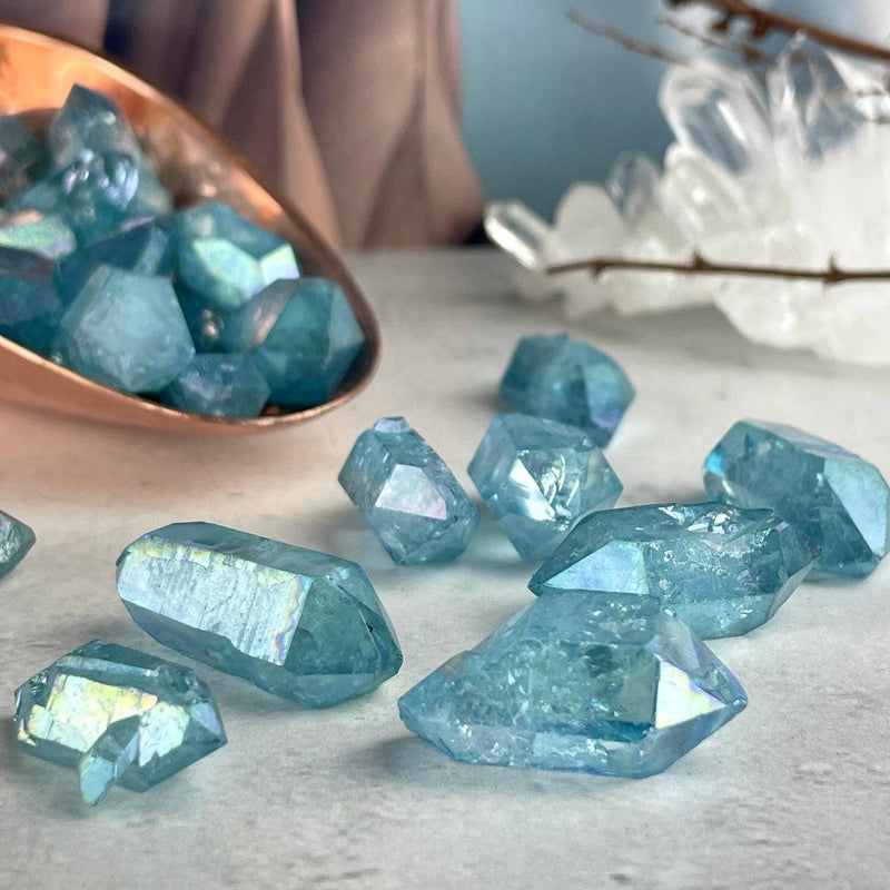 Small Aqua Aura Crystal