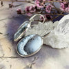 Dendritic Agate Silver Earrings