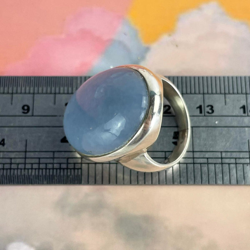 Large Finger Crystal Ring