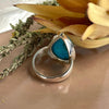 Small Band Size Turquoise Ring