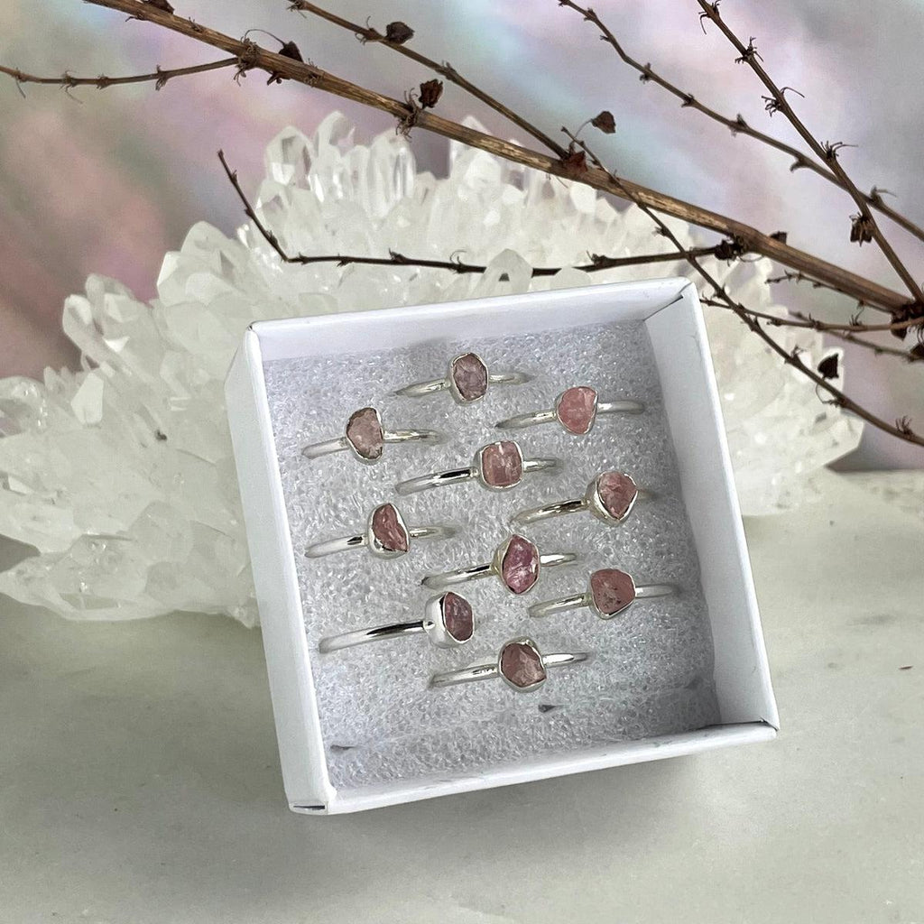 Raw Rose Quartz Ring