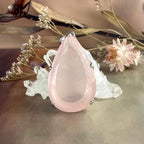 Rose Quartz Large Pendant