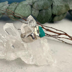 Dioptase Crystal Ring