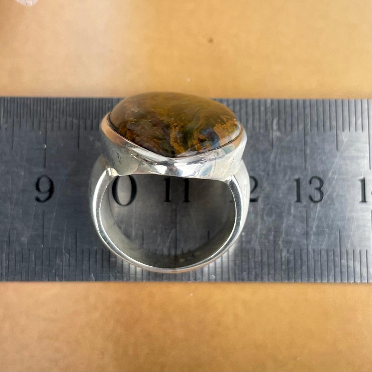 Hawk's Eye Crystal Ring