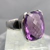 Large Size Amethyst Ring