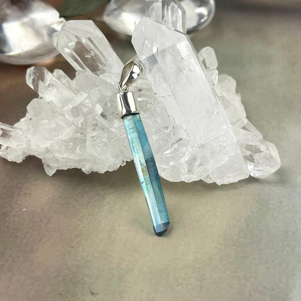Blue Crystal Point Jewellery