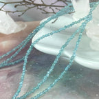 Multi Apatite Crystal 1-2mm Bead Necklace