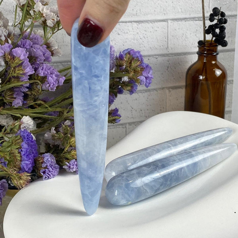 Blue Crystal Massage Wand