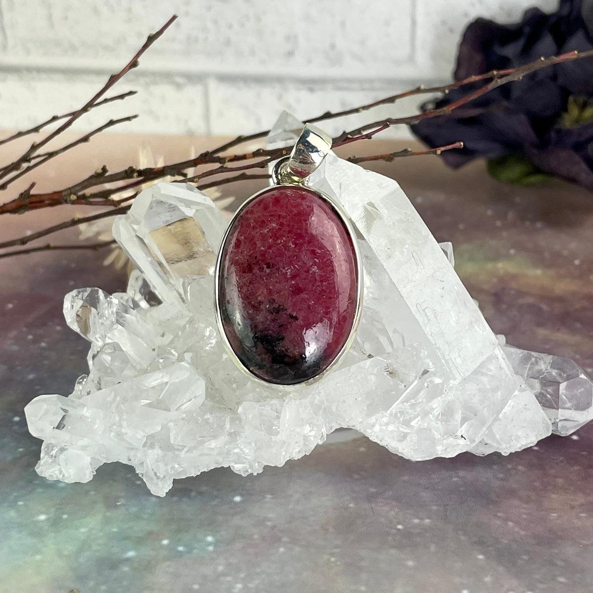 Pink And Black Crystal