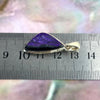 Bright Purple Crystal Sterling Silver Pendant