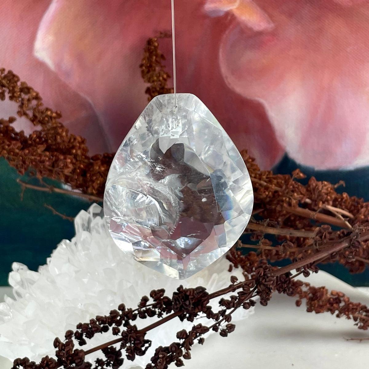 Hanging Clear Quartz Crystal