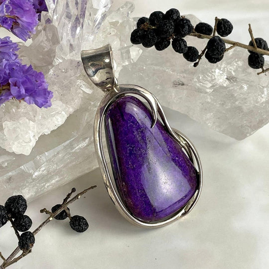 Sugilite Freeform Pendant