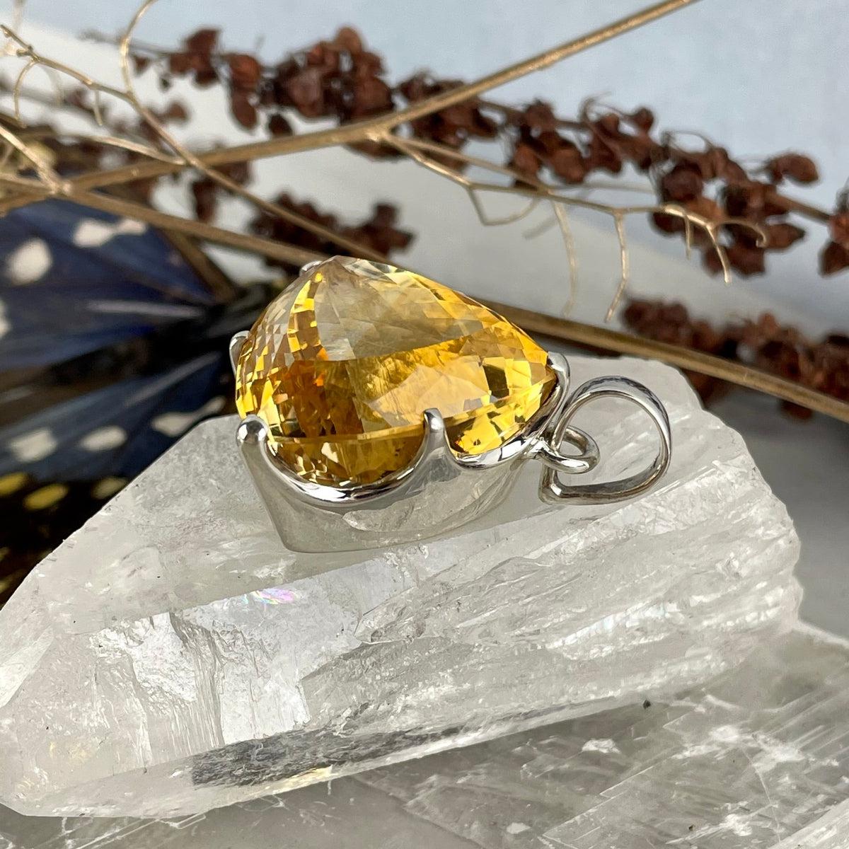 Yellow Gemstone Pendant