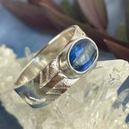 Kyanite Thick Band Ring