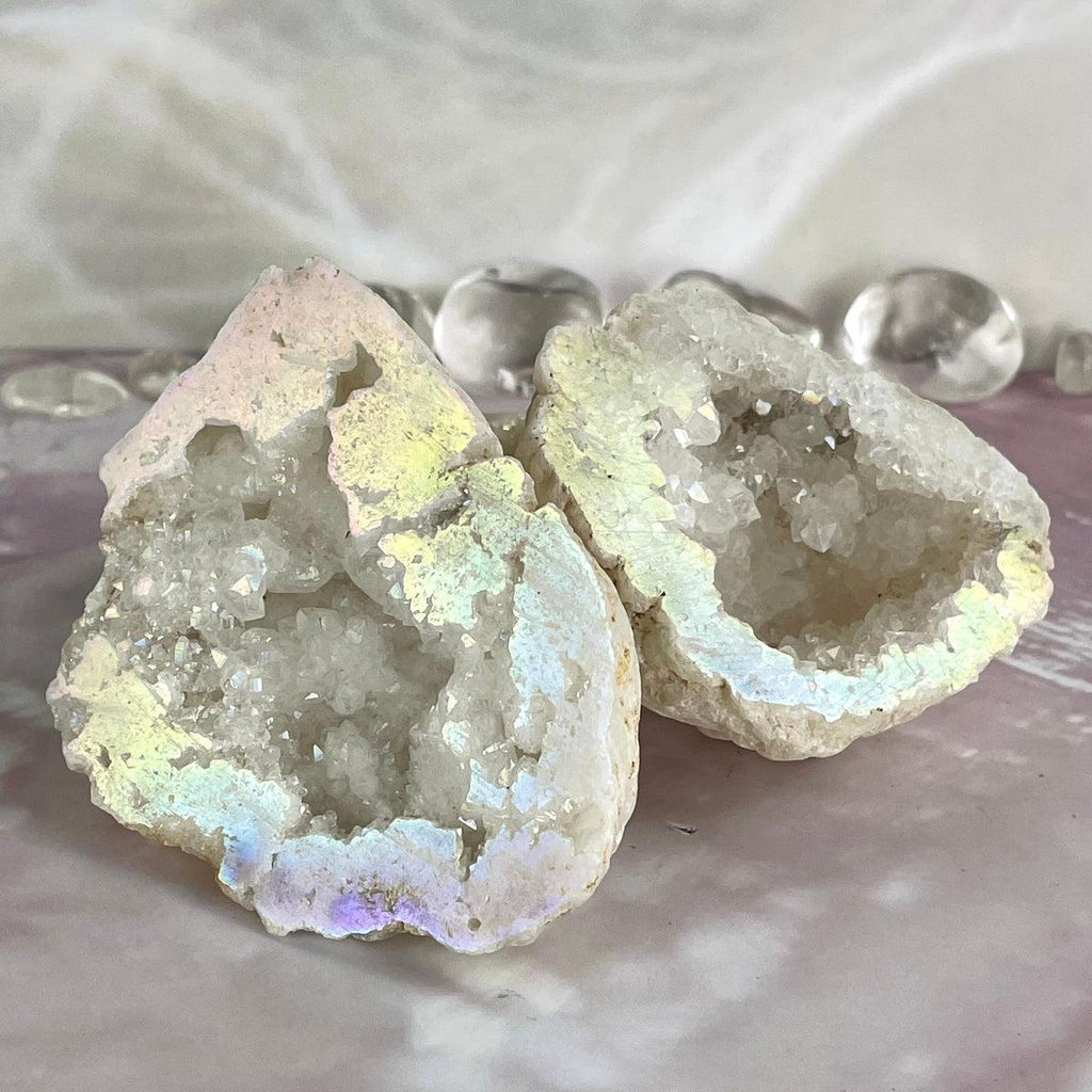 Angel Aura Crystal Geodes