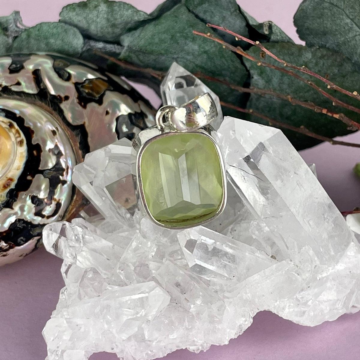 Emotionally Soothing Crystal Pendant