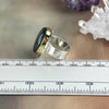 Oval Labradorite Silver Ring