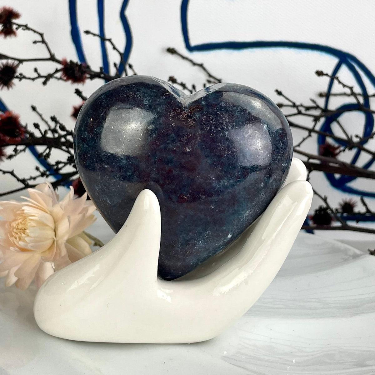 Blue Crystal Heart